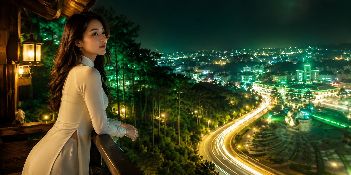 Khung cảnh Đà Lạt gắn với trải nghiệm đọc khuyến mãi giải trí