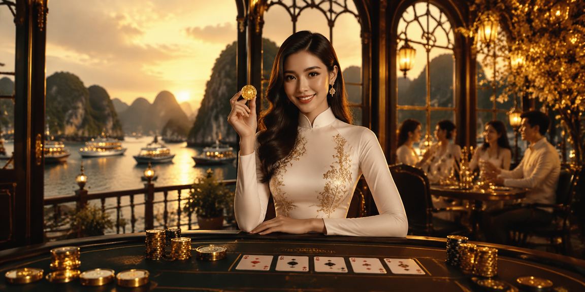 Bối cảnh Hạ Long gợi nhắc điều kiện thưởng trong trò chơi baccarat
