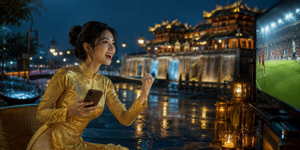 Người dùng ở Huế kiểm tra tài khoản giải trí trên điện thoại